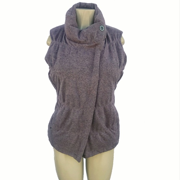 Athleta Jackets & Blazers - Sold Athleta Knit Goose Down Filled Vest in Rose